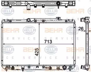 Теплообменник HELLA 8MK 376 781-501