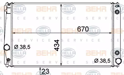 Теплообменник HELLA 8MK 376 783-611