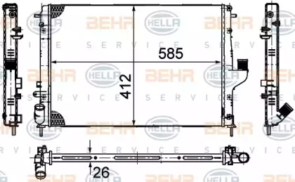 Теплообменник HELLA 8MK 376 787-651