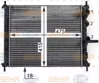 Теплообменник HELLA 8MK 376 900-091