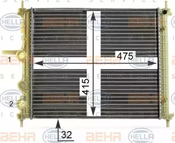 Теплообменник HELLA 8MK 376 900-144