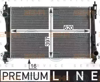 Теплообменник HELLA 8MK 376 900-201