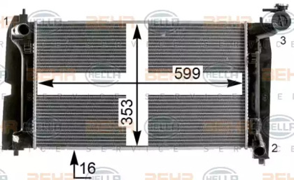 Теплообменник HELLA 8MK 376 900-321