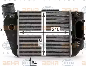 Теплообменник HELLA 8ML 376 900-381