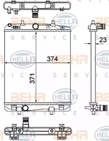 Теплообменник HELLA 8MK 376 901-051