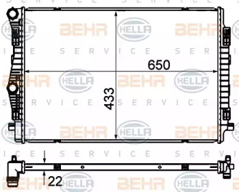 Теплообменник HELLA 8MK 376 901-384