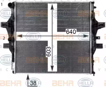 Теплообменник HELLA 8MK 376 903-611