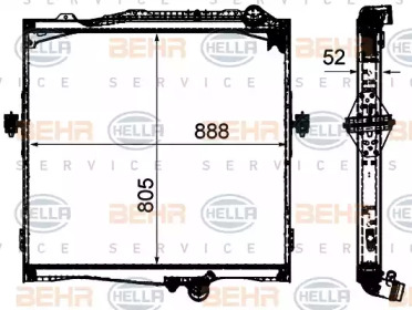 Теплообменник HELLA 8MK 376 906-291