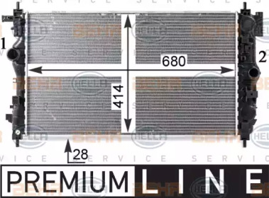 Теплообменник HELLA 8MK 376 910-231