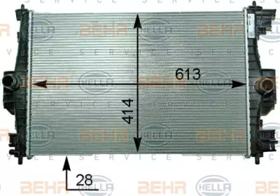 Теплообменник HELLA 8MK 376 910-304