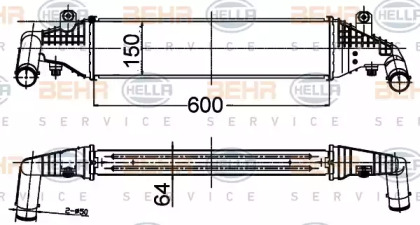 Теплообменник HELLA 8ML 376 988-284