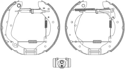 Комлект тормозных накладок HELLA 8DB 355 003-601