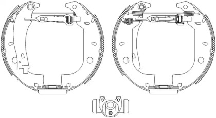 Комлект тормозных накладок HELLA 8DB 355 004-421