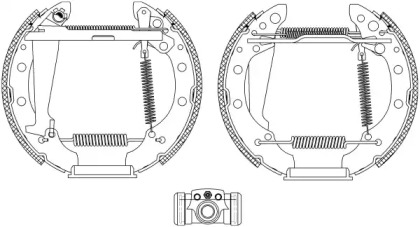 Комлект тормозных накладок HELLA 8DB 355 005-021