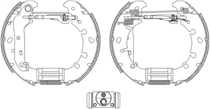 Комлект тормозных накладок HELLA 8DB 355 004-831