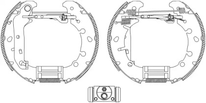 Комлект тормозных накладок HELLA 8DB 355 004-841