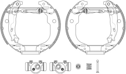 Комлект тормозных накладок HELLA 8DB 355 022-951