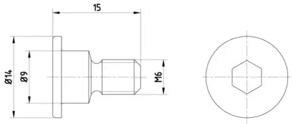 Болт HELLA 8DZ 355 209-011