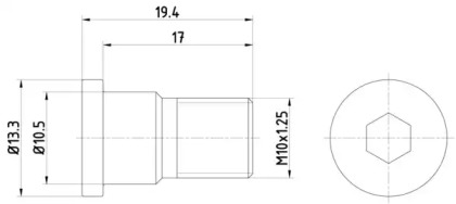 Болт HELLA 8DZ 355 209-071