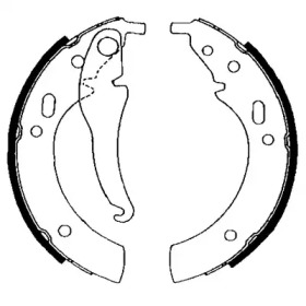 Комлект тормозных накладок HELLA 8DB 355 000-121