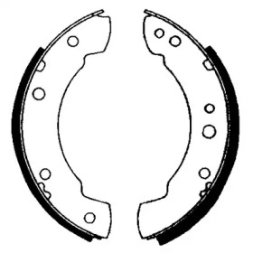 Комлект тормозных накладок HELLA 8DB 355 000-541