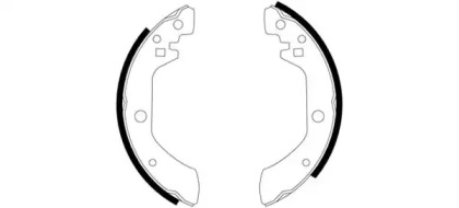 Комлект тормозных накладок HELLA 8DB 355 000-171