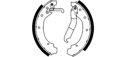 Комлект тормозных накладок HELLA 8DB 355 000-711