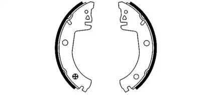 Комлект тормозных накладок HELLA 8DB 355 000-991