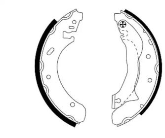 Комлект тормозных накладок HELLA 8DB 355 001-431