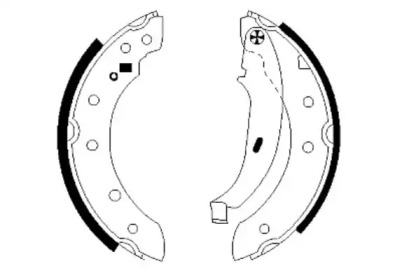 Комлект тормозных накладок HELLA 8DB 355 003-401