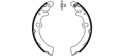 Комлект тормозных накладок HELLA 8DB 355 002-171