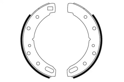 Комлект тормозных накладок HELLA 8DA 355 050-091