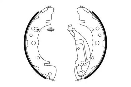 Комлект тормозных накладок HELLA 8DB 355 000-351