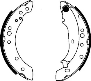 Комлект тормозных накладок HELLA 8DB 355 000-371