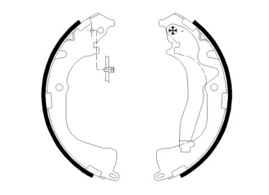 Комлект тормозных накладок HELLA 8DB 355 022-061