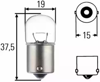 Лампа накаливания HELLA 8GA 002 071-133