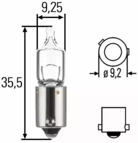 Лампа накаливания HELLA 8GH 007 643-121