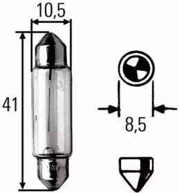 Лампа накаливания HELLA 8GM 002 091-131