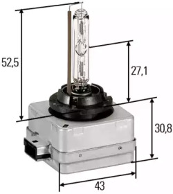 Лампа накаливания HELLA 8GS 009 028-111