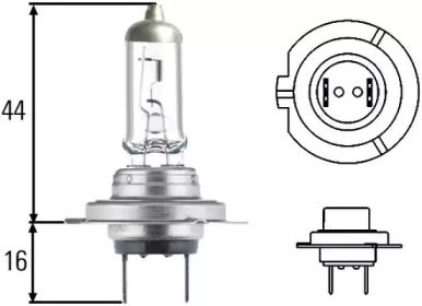 Лампа накаливания HELLA 8GH 007 157-551