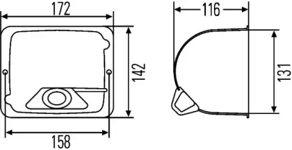 Корпус HELLA 9BG 127 426-001