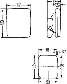 Фонарь HELLA 2BA 005 200-021