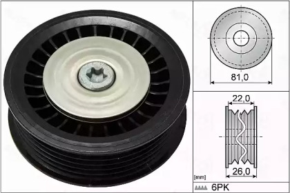 Ролик AUTEX 654861