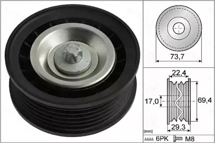 Ролик AUTEX 655080