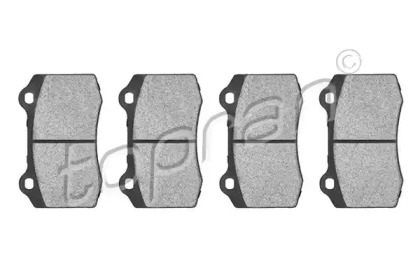 Комплект тормозных колодок TOPRAN 723 810