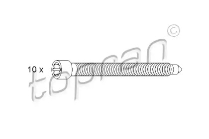 Комплект болтов TOPRAN 110 181