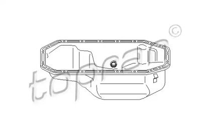 Масляный поддон TOPRAN 100 547