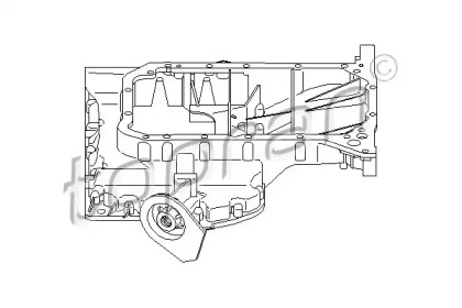 Масляный поддон TOPRAN 112 340