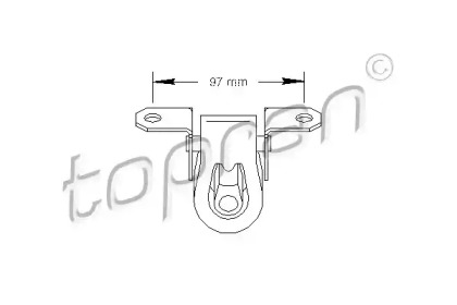 Кронштейн TOPRAN 108 644