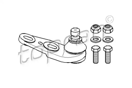 Шарнир TOPRAN 104 207